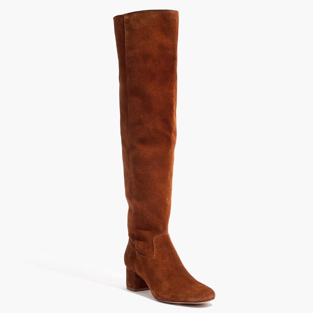 MADEWELL Walker Over-the-Knee Boot in Suede
